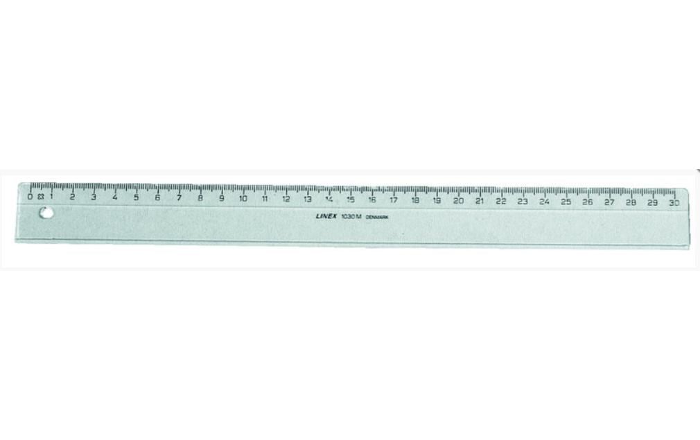Linex: Lineal 40cm, Tuschekante Lineal 40cm