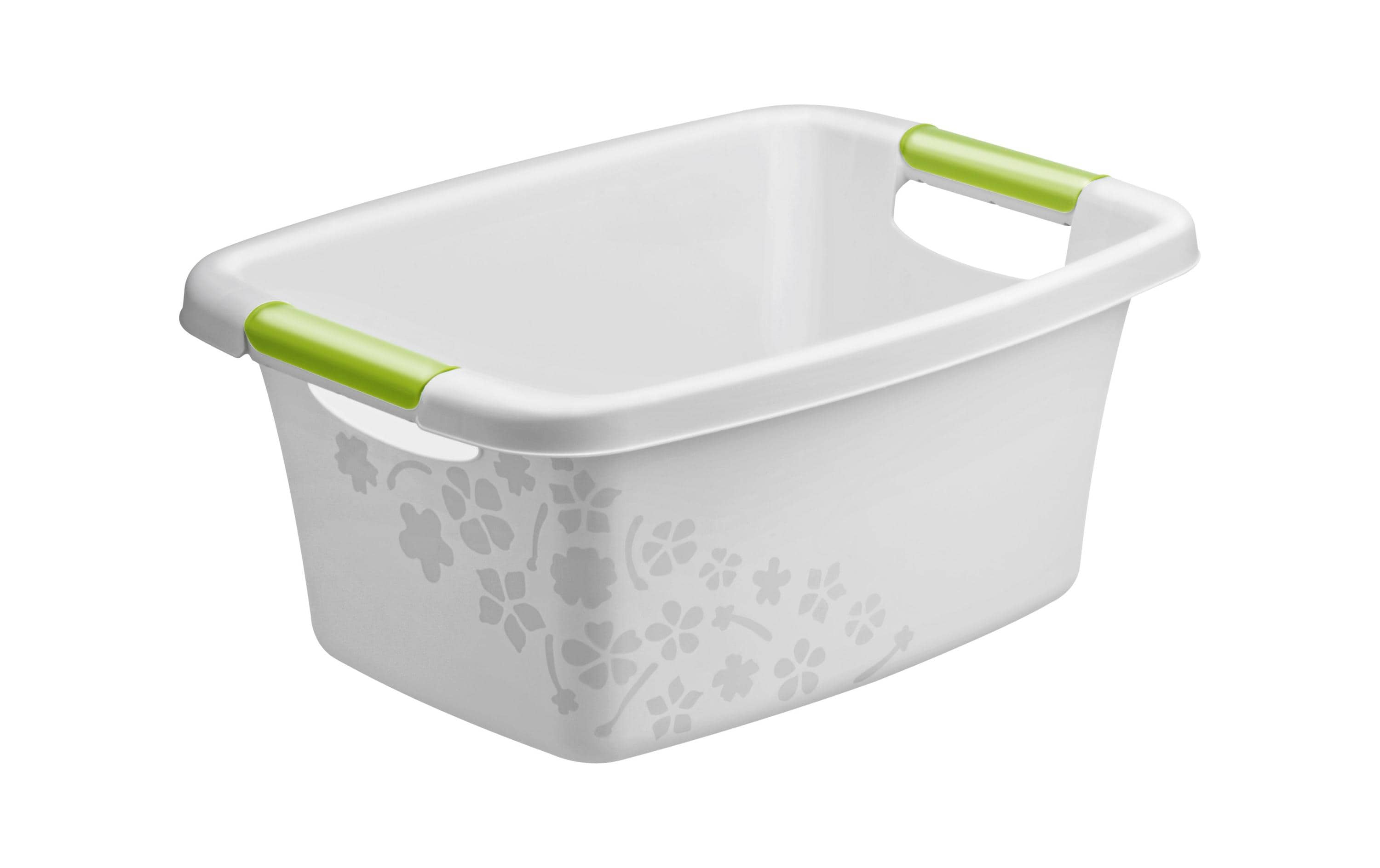 Rotho Wanne Flowers 12 Liter cool grey 395x294x175 mm
