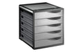 Rotho Spacebox 5 Schübe geschlossen transparent, 330x285x320 mm