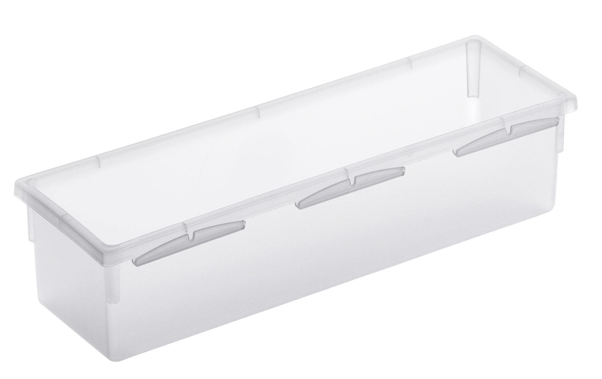 Rotho Ordnungssystem 23x8cm Basic transparent, 230x80x50 mm