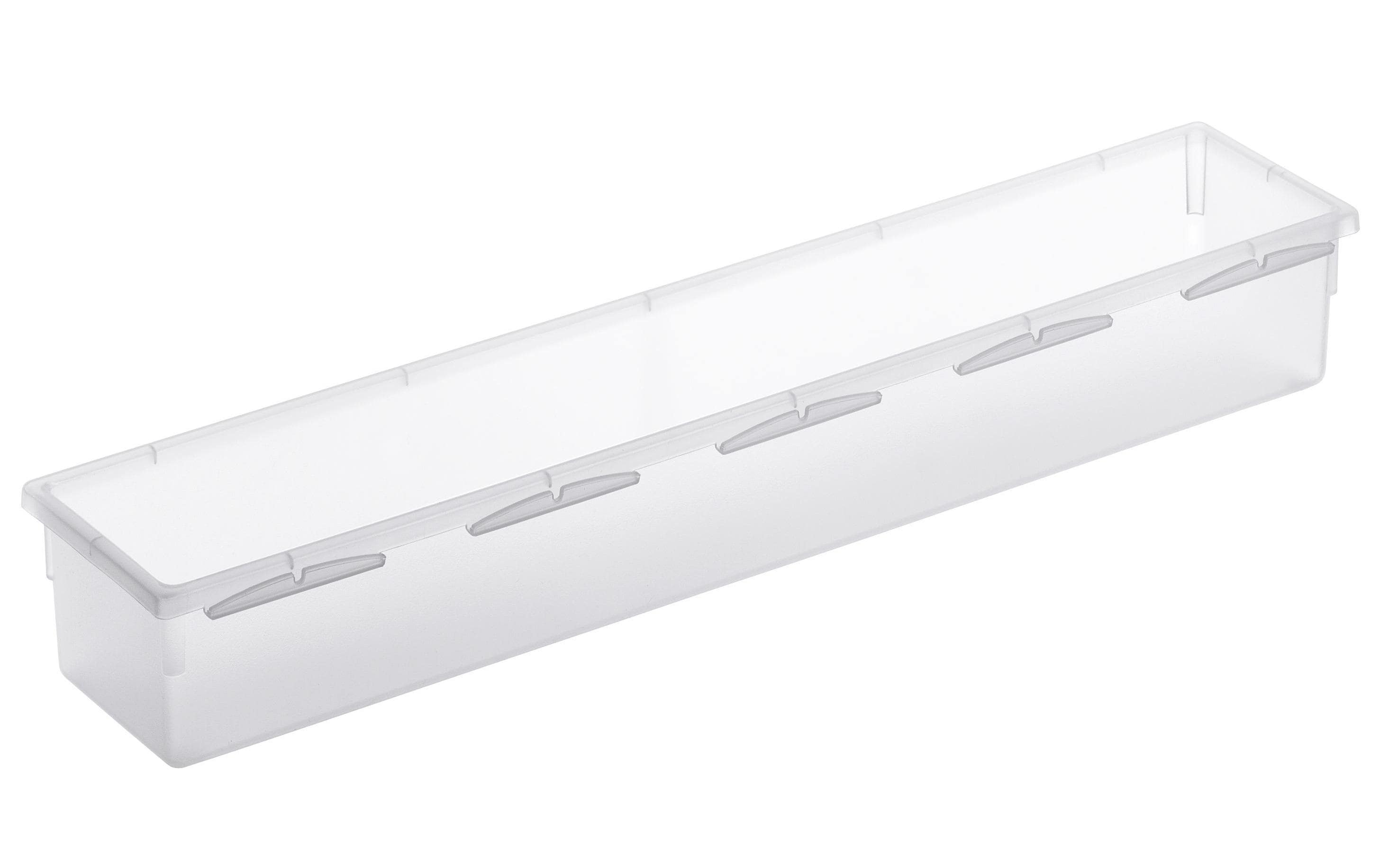 Rotho Ordnungssystem 38x8cm Basic transparent, 380x80x50 mm