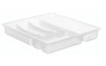 Rotho Besteckkasten Basic transparent 6 Fächer, 390x320x60 mm