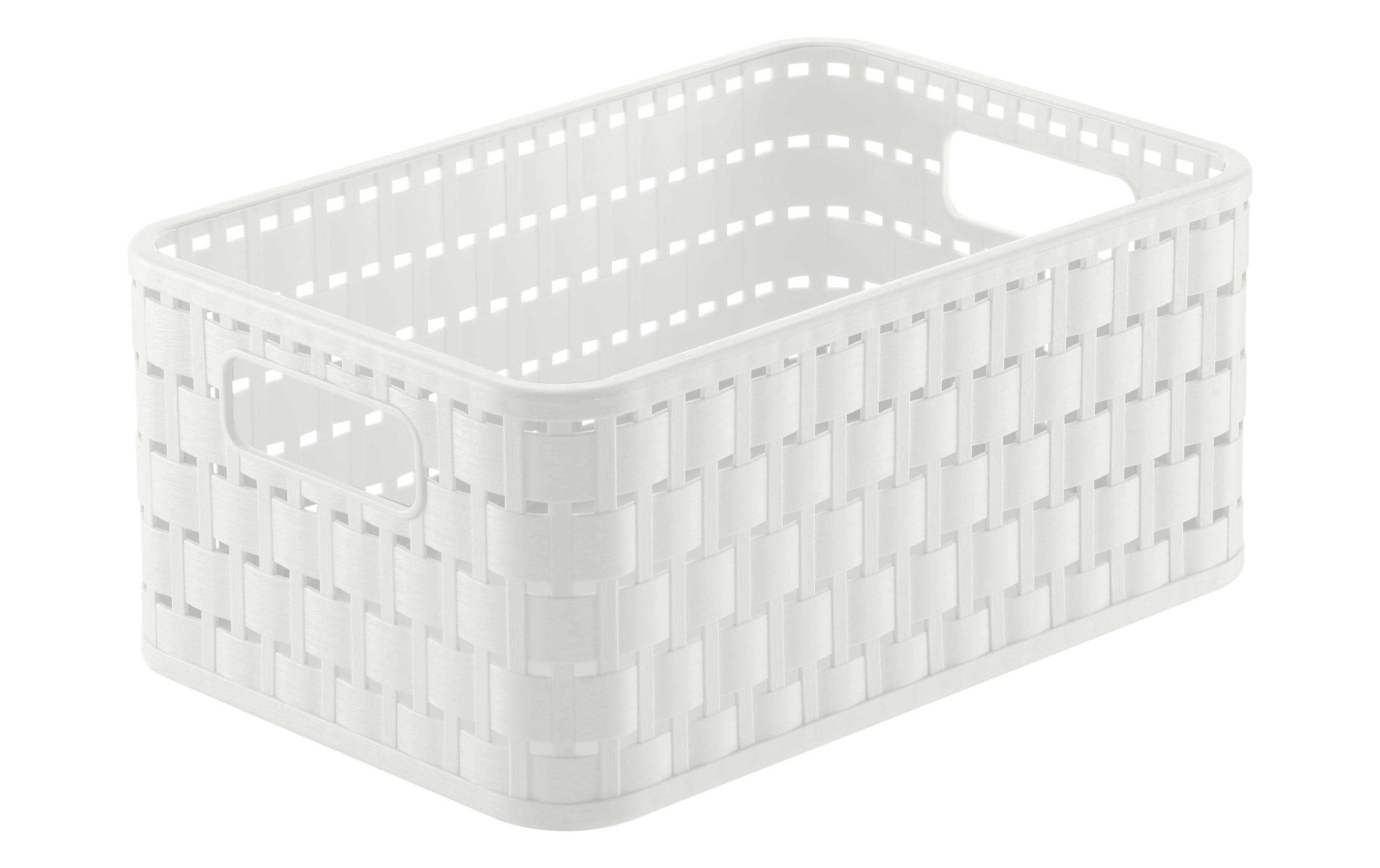 Rotho Korb A6 plus Country 4 Liter weiss 237x158x108 mm