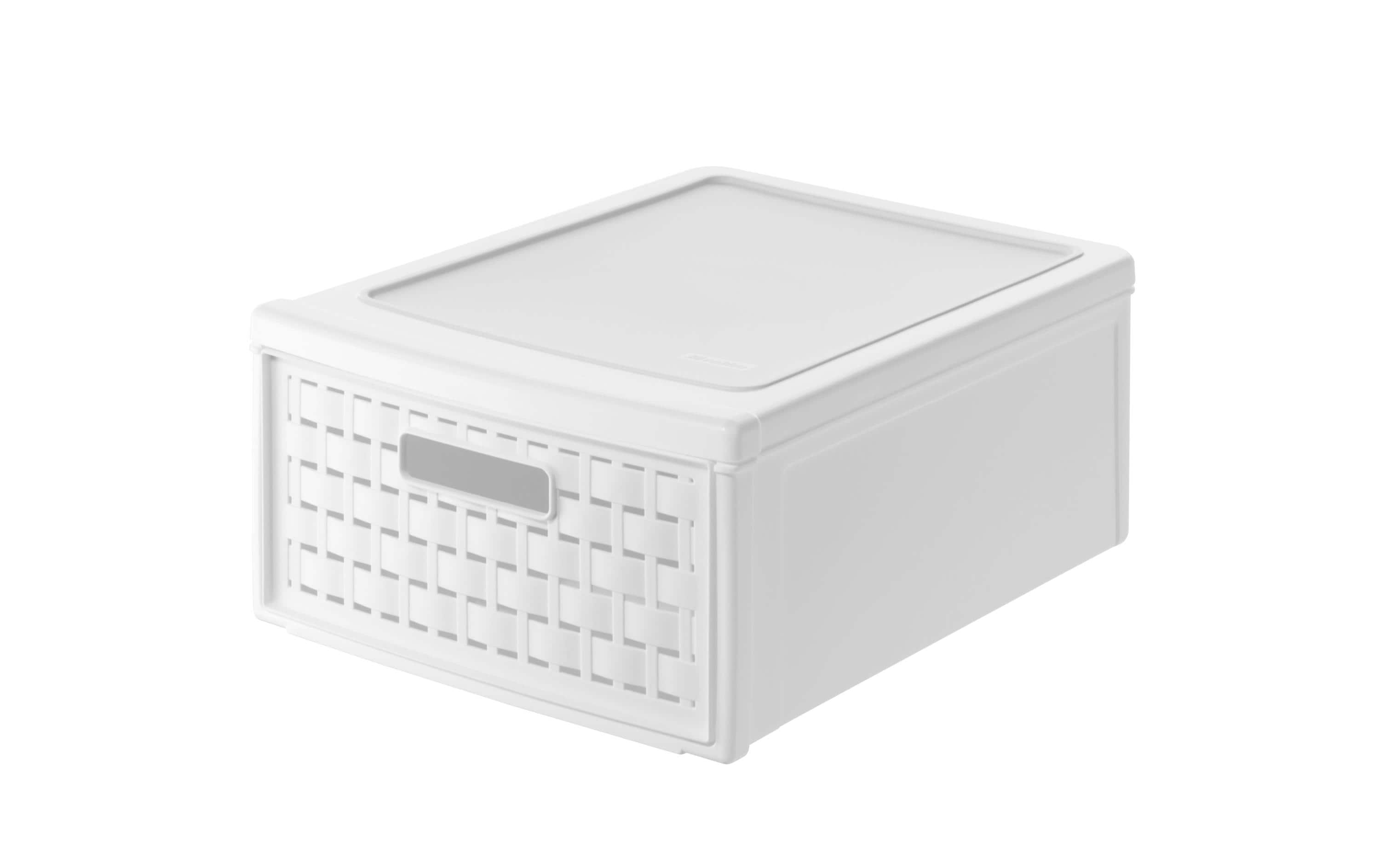 Rotho Schubladenbox klein Country weiss 350x260x145 mm