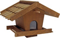 Futterhaus Davos FSC Dach aus Schindeln