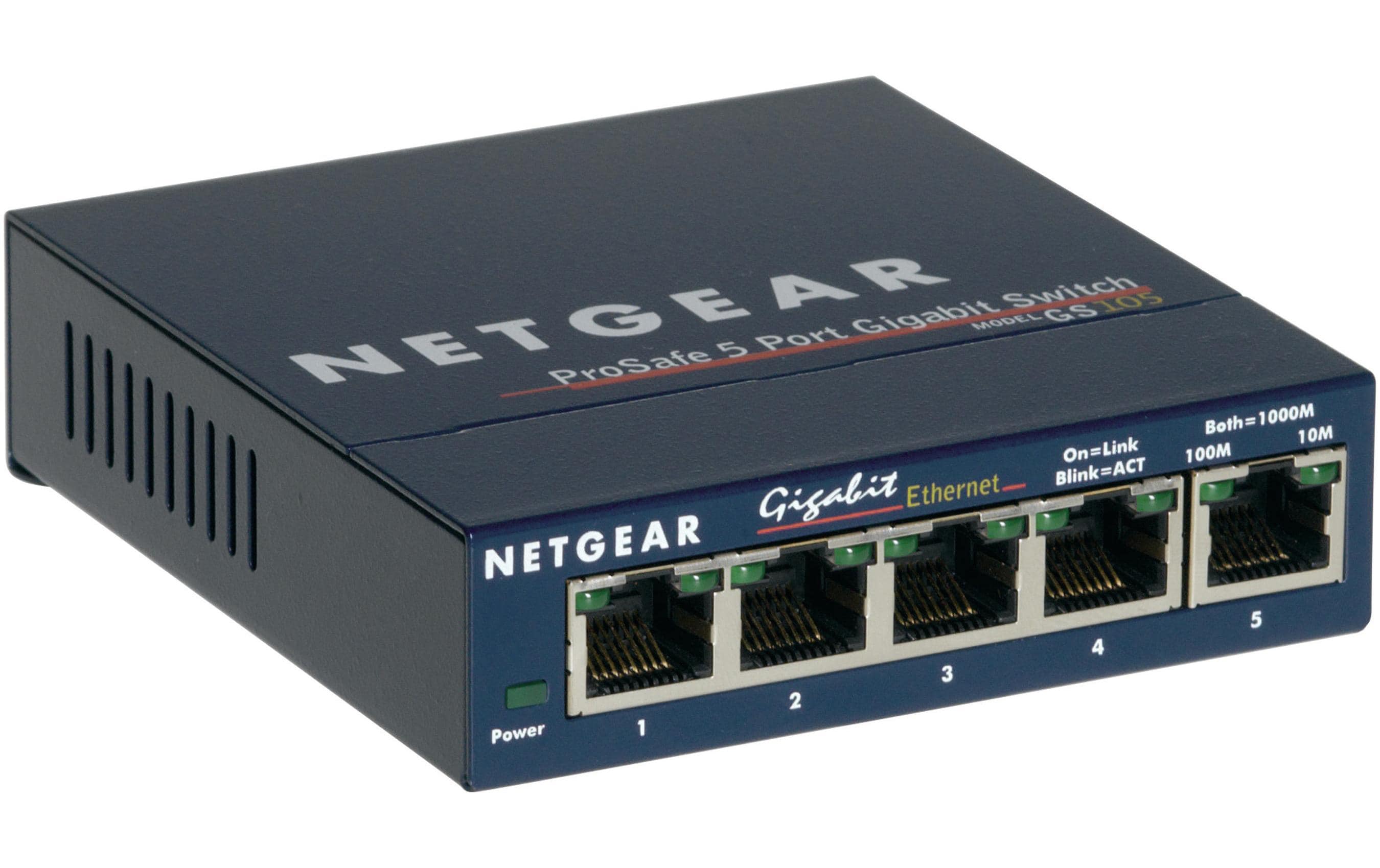 Netgear GS105: 5 Port Switch 5-Port Gigabit Ethernet Switch