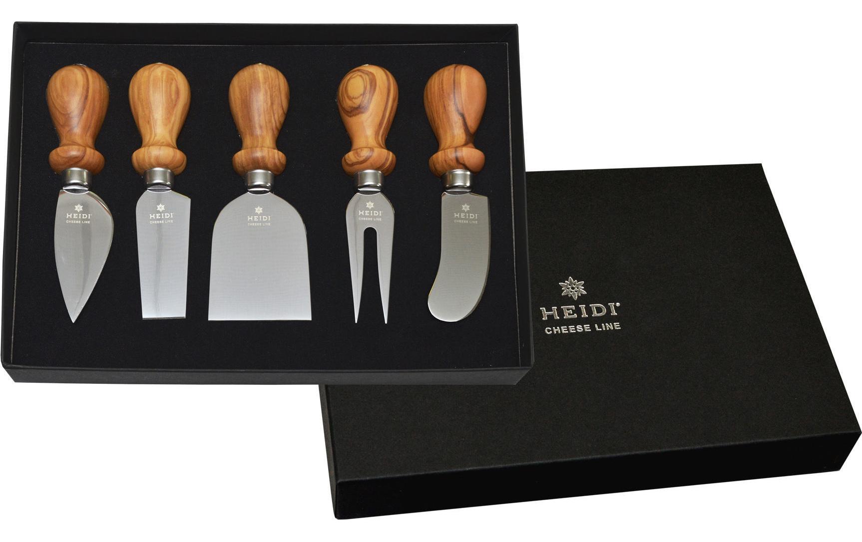 Heidi Cheese Line Käsemesser Geschenkset 5-teilig