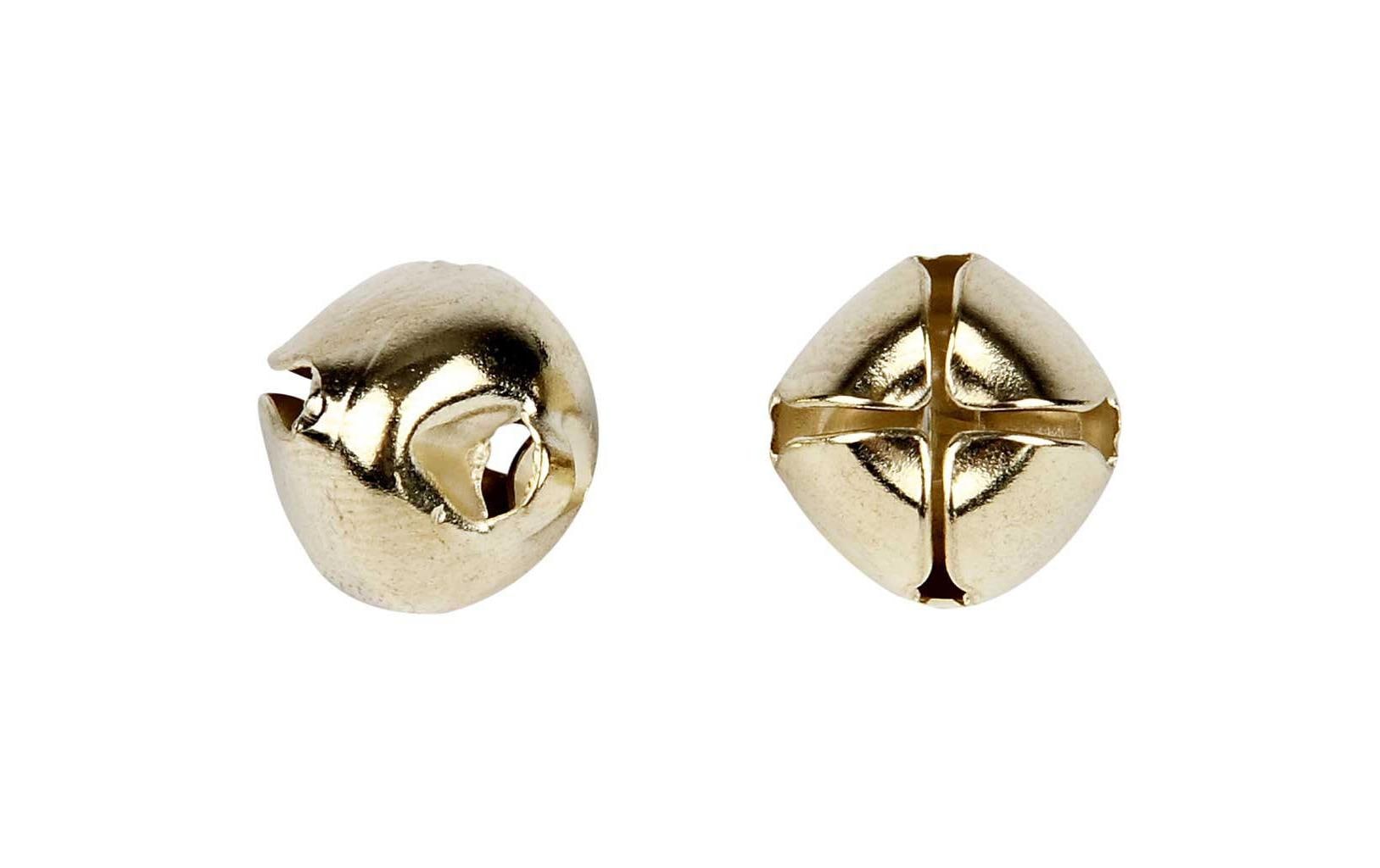 Creativ Company Glöckchen 8+10+13 mm 18 Stück, gold