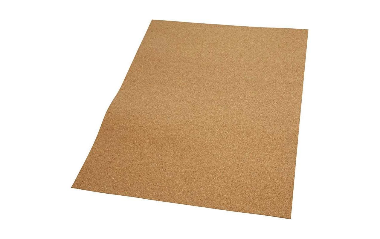 Creativ Company Korkplatte weich 35 x 45 cm, 2 mm, 4 Stück