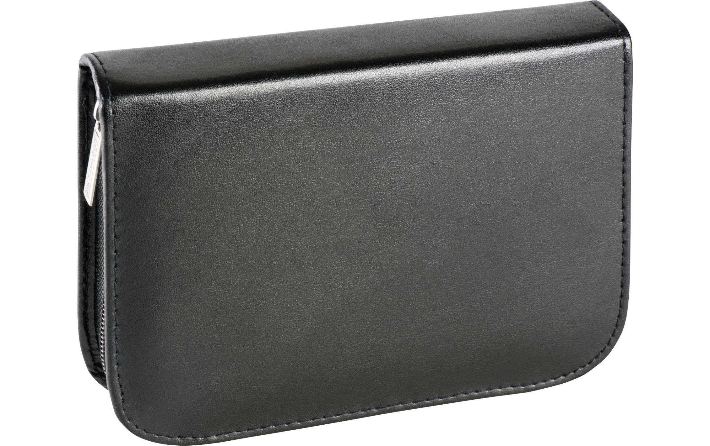 Brunnen Schüleretui Leder Grösse 19.5 x 13.5 x 3.5cm, schwarz
