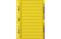 Brunnen Register A4 Fact Plus 12-teilig, 6 Farben