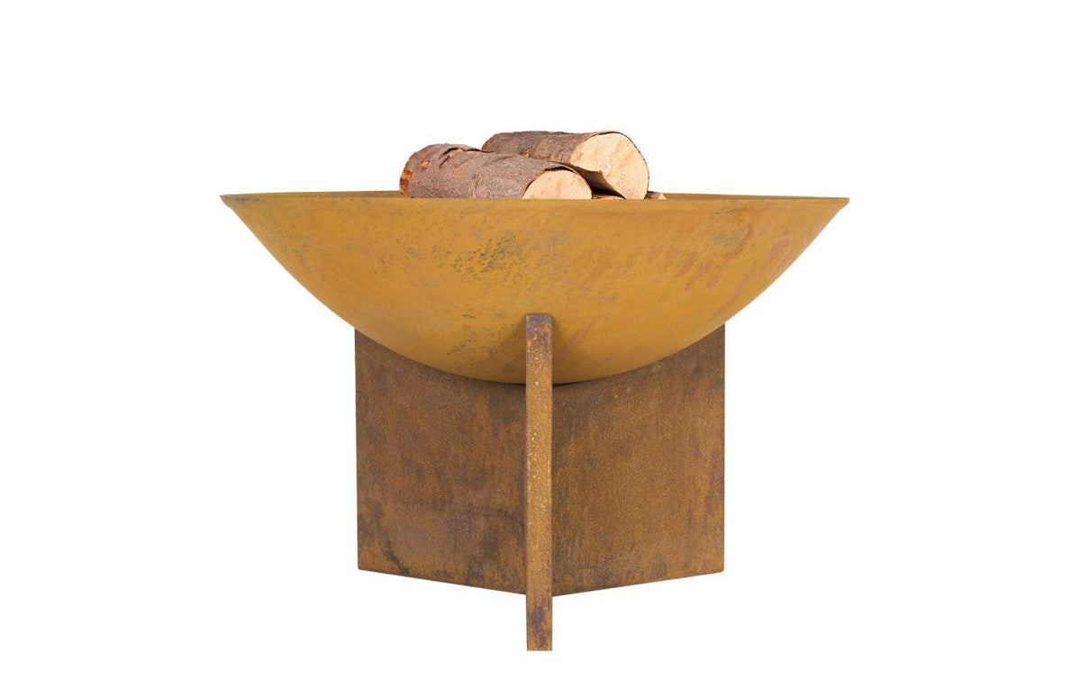 La Hacienda Feuerstelle Kala Naturrost 38x56x56cm, Cast Iron & steel