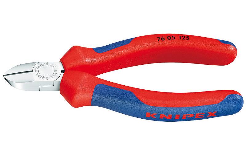 Seitenschneider verchromt 125 mm mit Mehrkomponenten-Hüllen