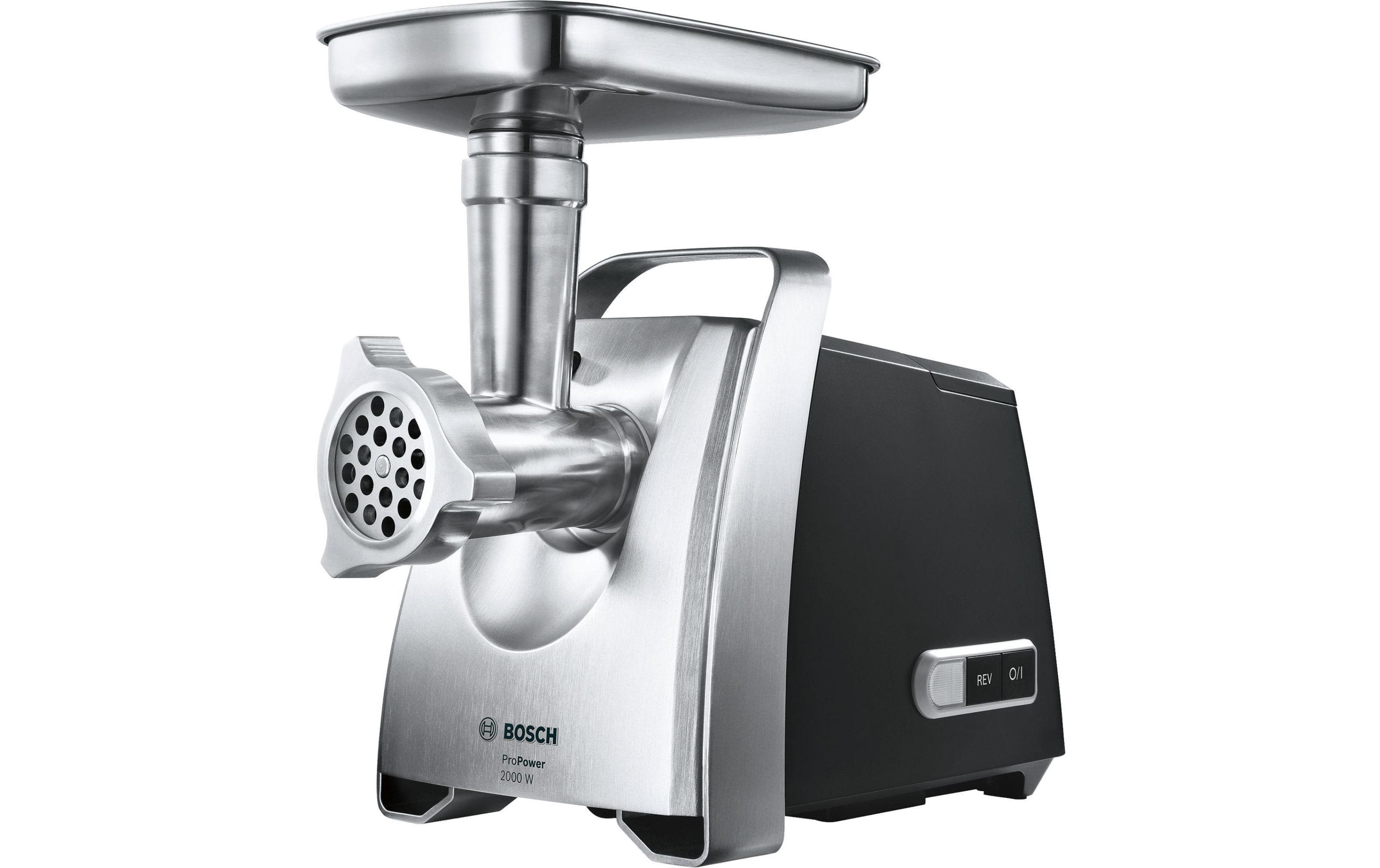 Bosch Fleischwolf MFW68660 silber schwarz, 20 Fuktionen