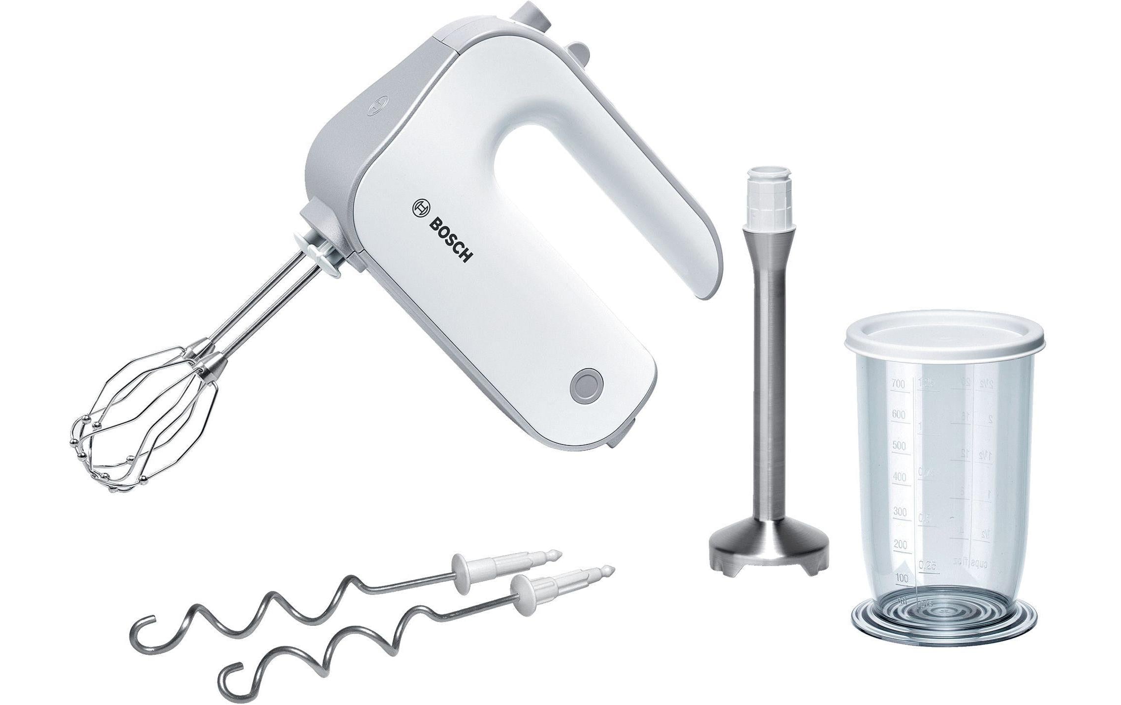 Bosch Handrührer MFQ4070 weiss / silber, Set, 500 Watt