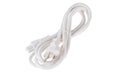 Netzkabel 250V / 2.5A, 2m, 3 polig Stecker Typ12, C5, weiss