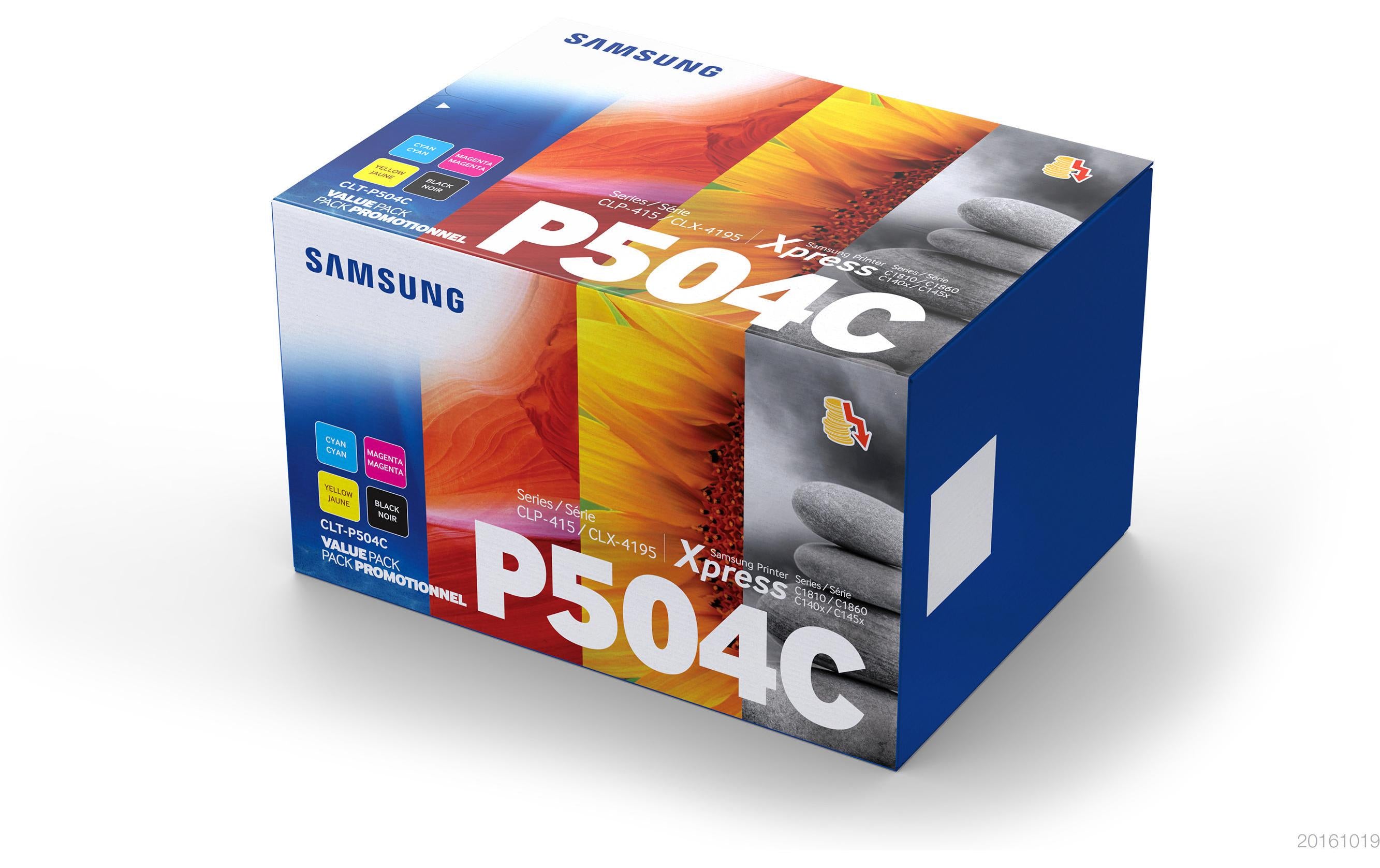 Samsung HP Toner CLT-P504C CYMK SU400A 1800 Seiten @5% Deckung