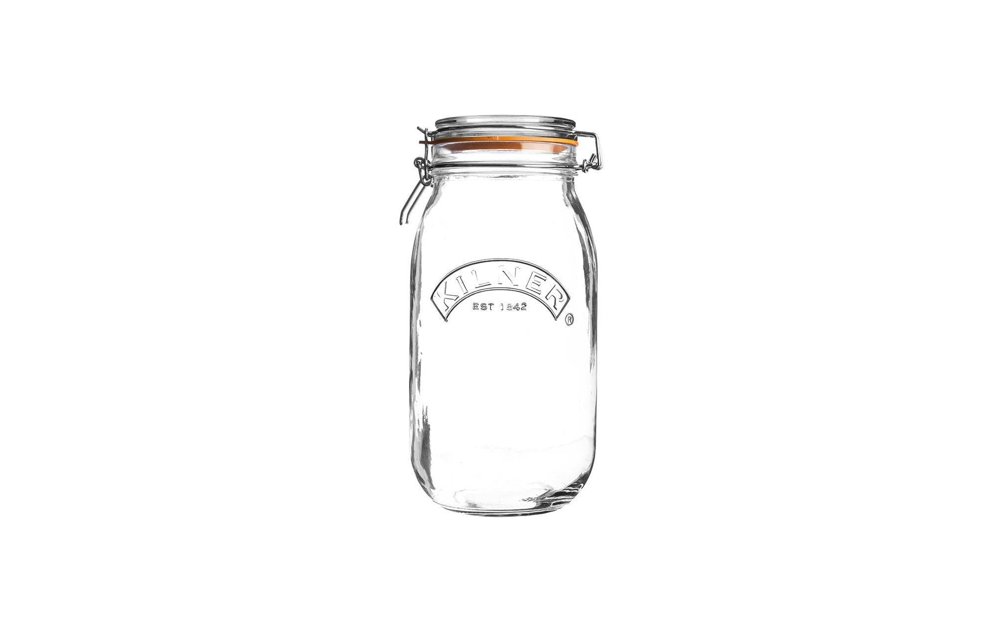 Kilner Einmachglas rund 1.5 Liter Clip-Deckel mit Dichtung