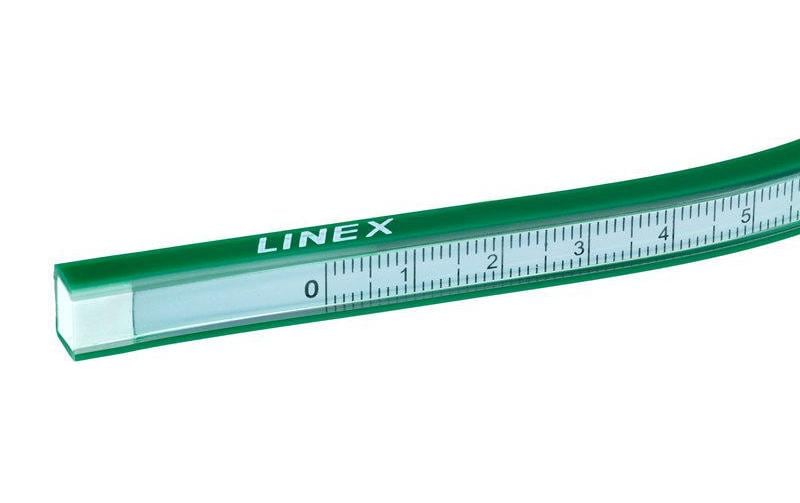 Linex Flexkurven 30 cm m. Einteilung Flexibles Lineal