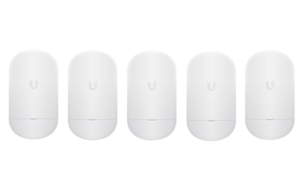 Ubiquiti NS-5ACL-5: WLAN AP/Bridge, 5er Set 5Ghz, 13dBi Gewinn, passiv PoE, Ohne NT