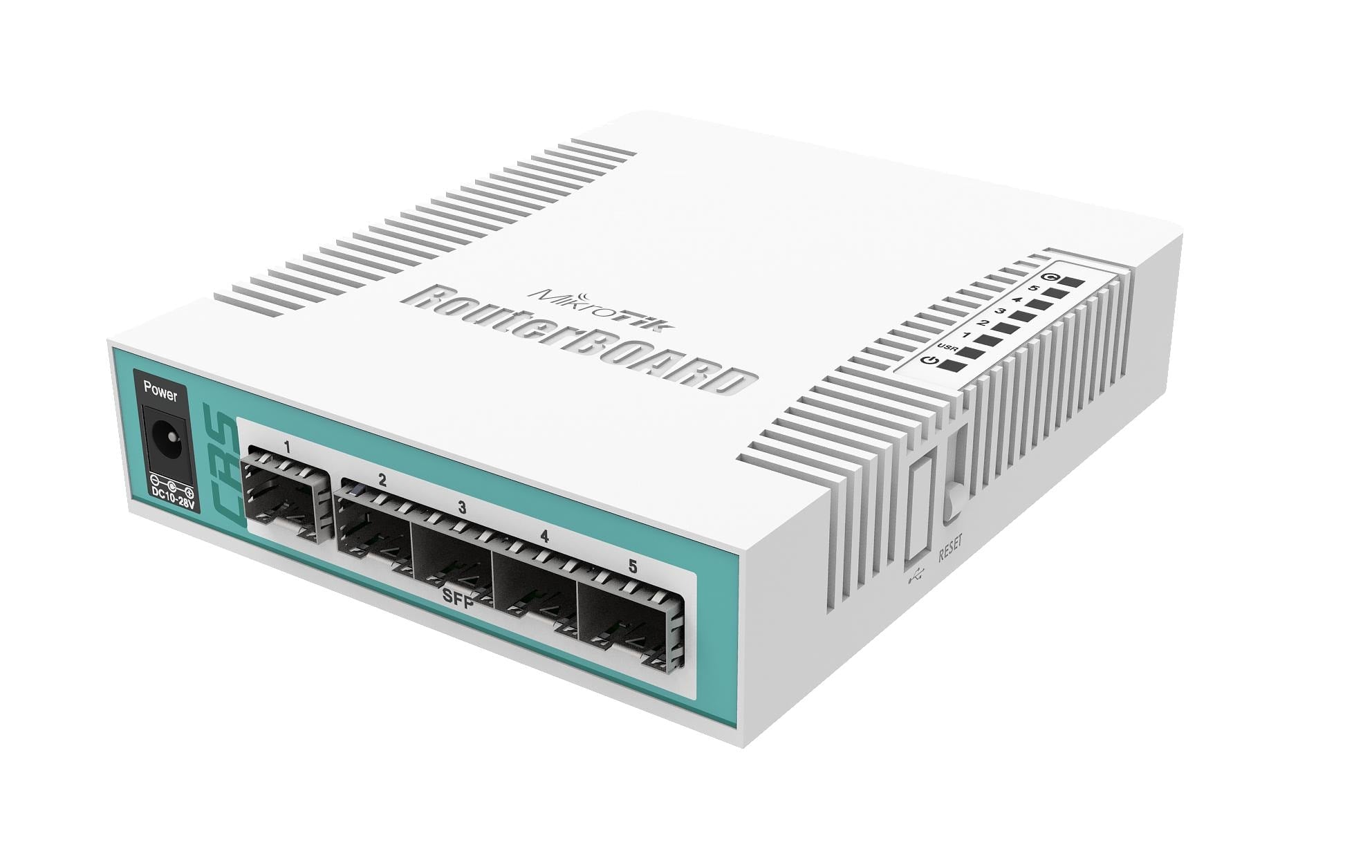 MikroTik CRS106-1C-5S: L3 Switch 1x 1Gbps, 6xSFP, Desktop, OS-Level5