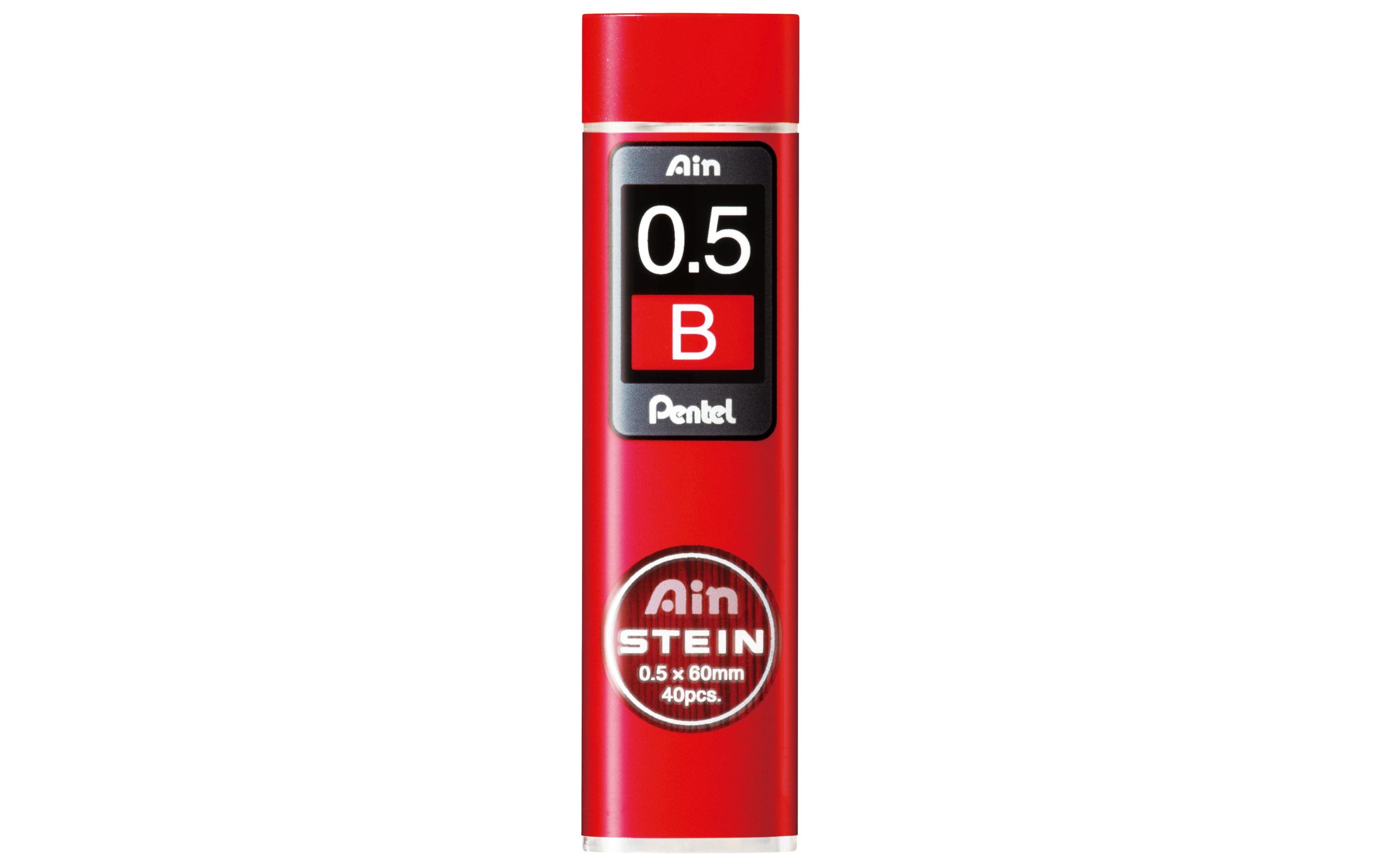 Pentel Druckbleistift-Minen Ain Stein 0.5mm B, 40 Minen pro Dose