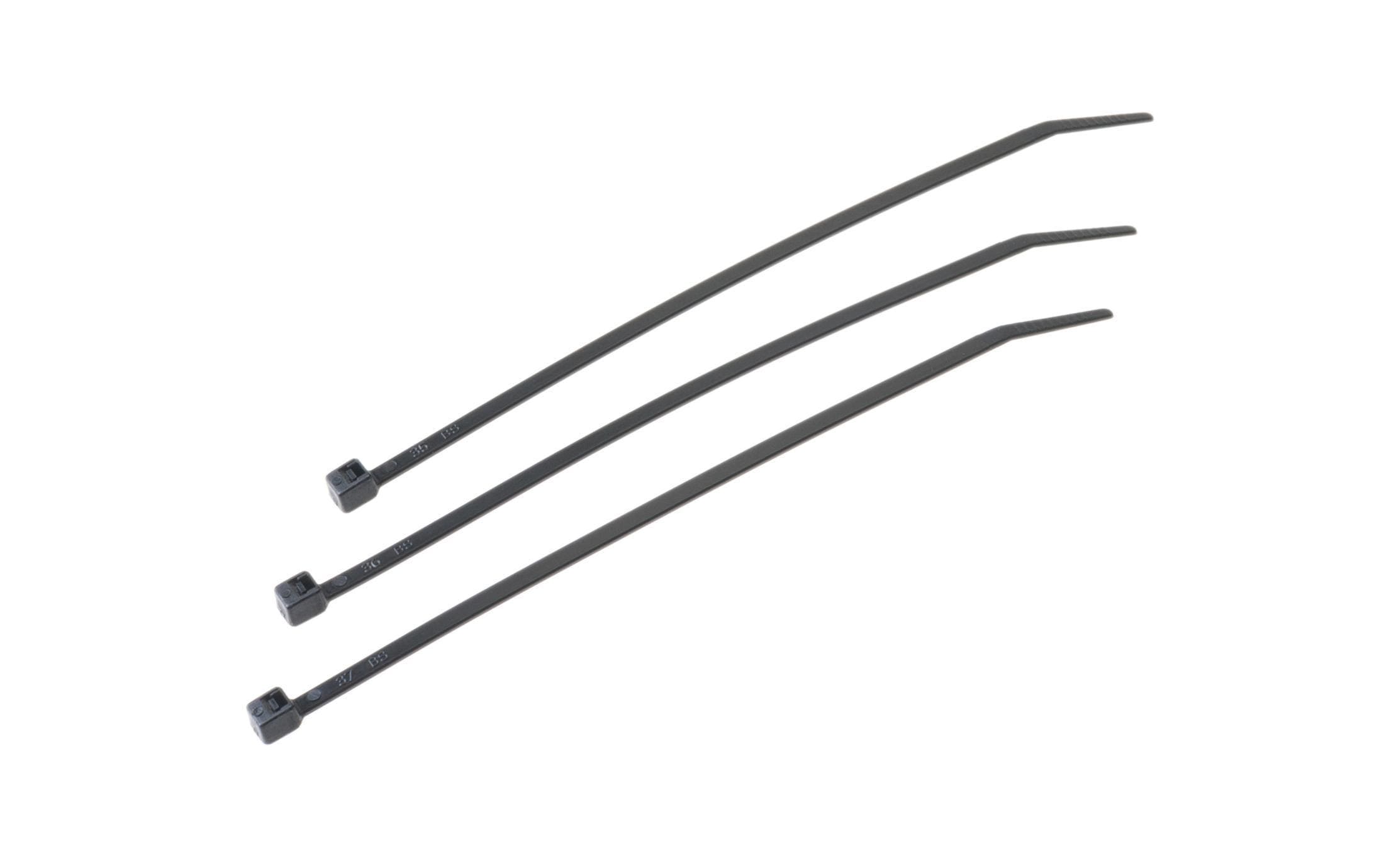 Kabelbinder 140 x 3.6mm, schwarz, 100 Stück