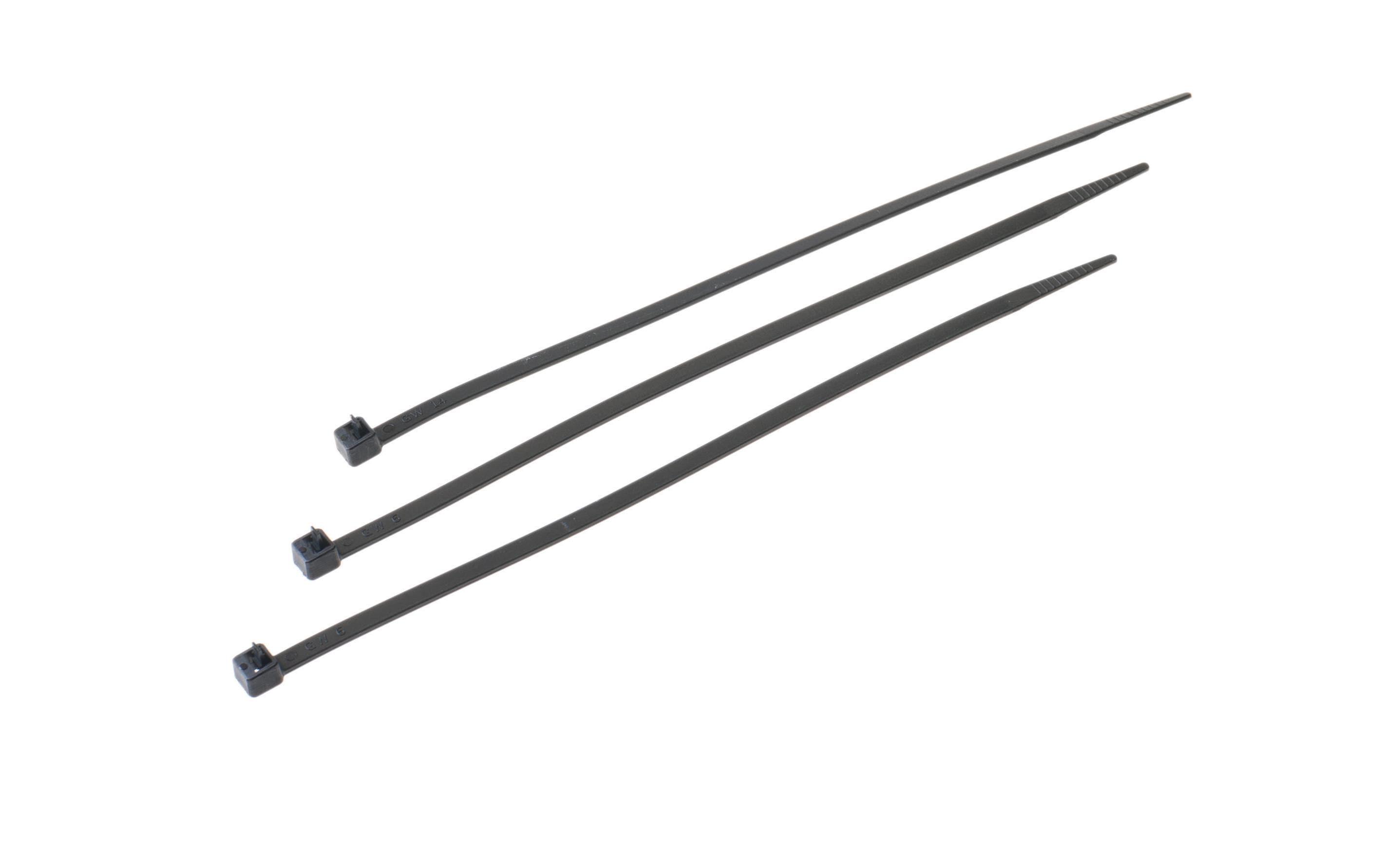 Kabelbinder lösbar 200 X 4.8, 100 Stück, schwarz