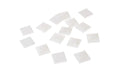 Kabelbinder-Befestigungssockel 2.5mm 12x12mm Nature, 100 Stück