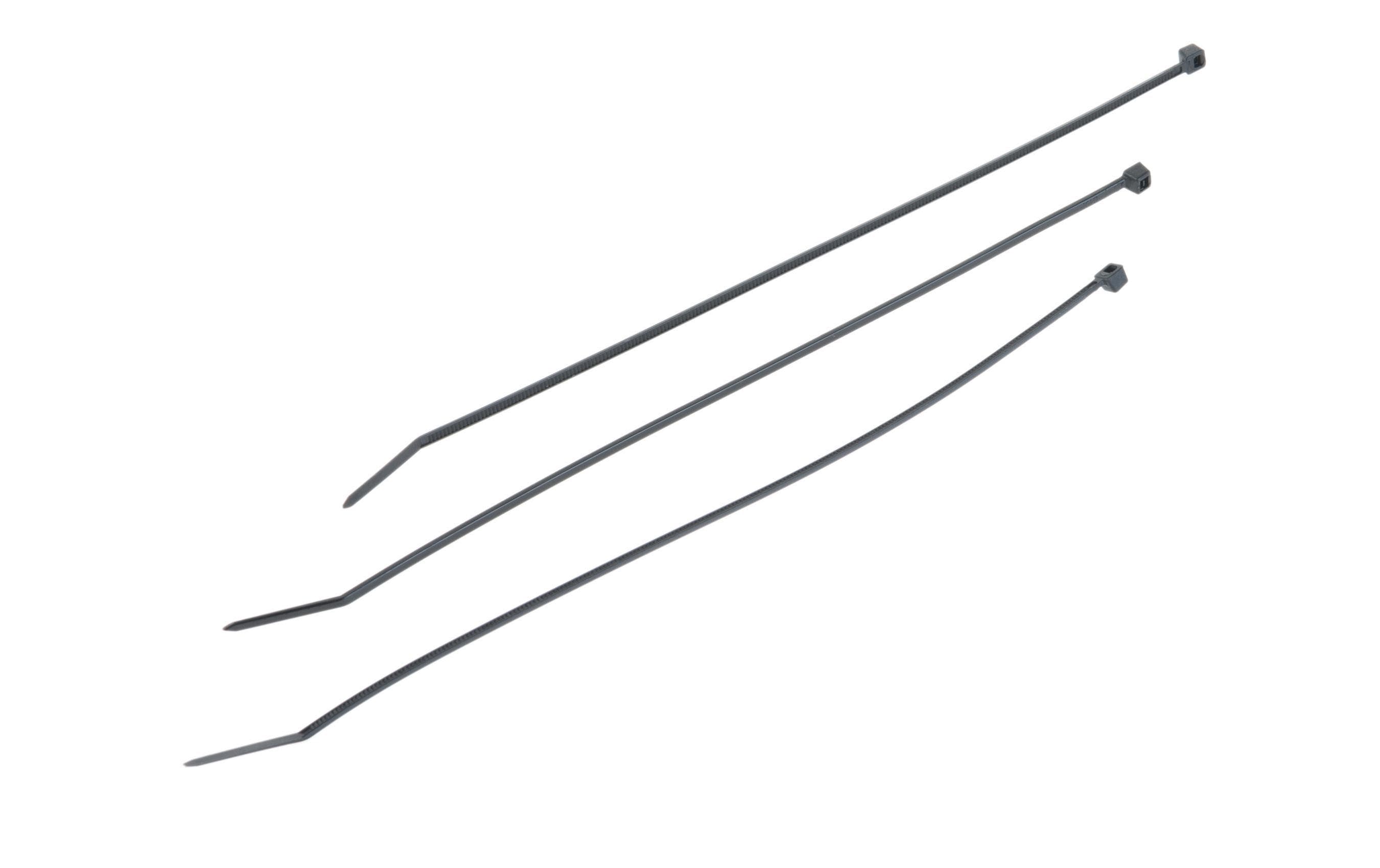 Kabelbinder 200 x 2.5mm, schwarz, 100 Stück