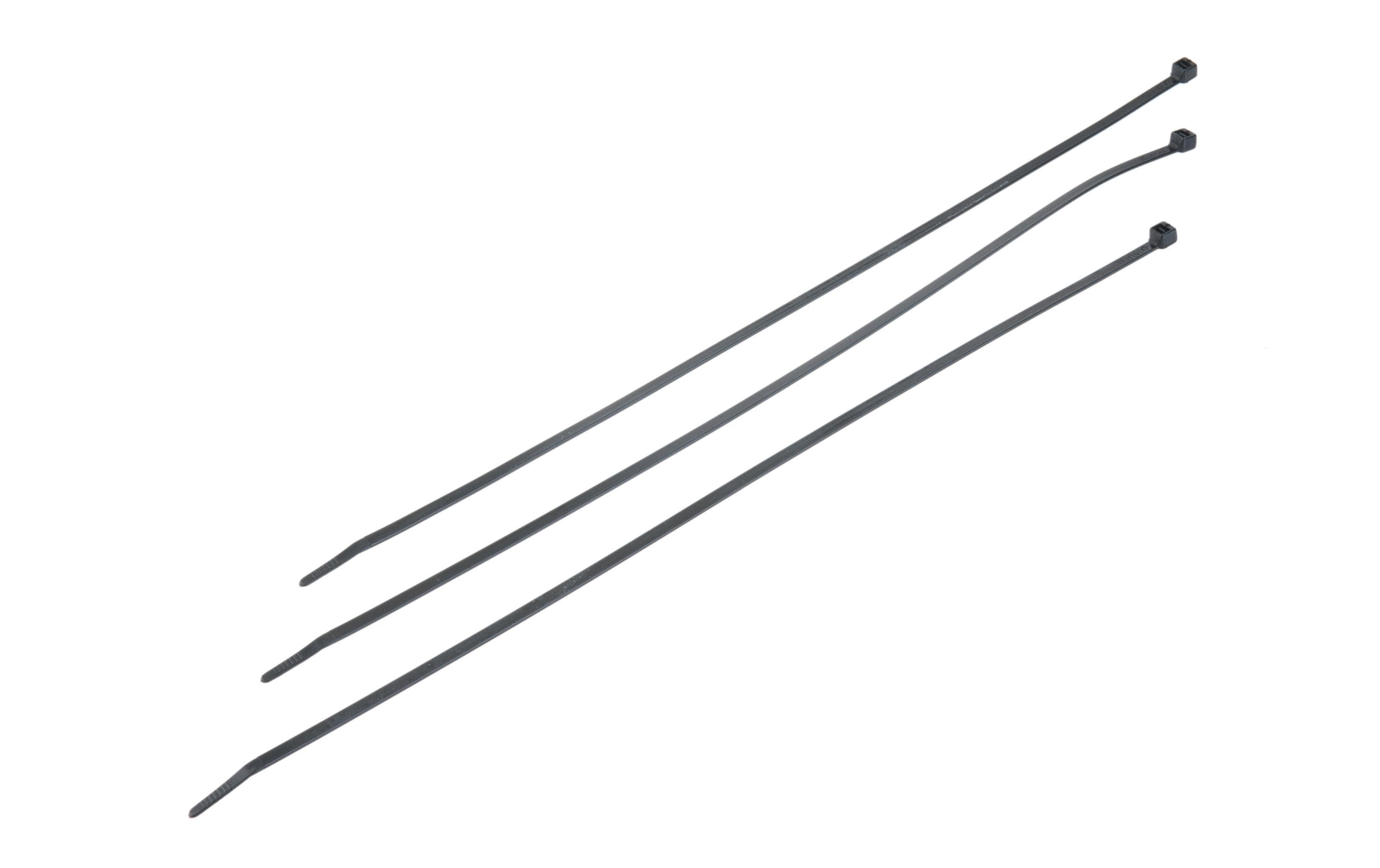 Kabelbinder 370 x 4.8mm, schwarz, 100 Stück
