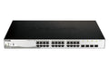 D-Link DGS-1210-28MP/E:28Port SmartSwitch 1Gbps, IGMP, 256xVLAN, QoS, PoE
