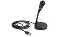 Delock USB Microphon mit Touchmute 1.7m verdrehsicherers USB-Kabel
