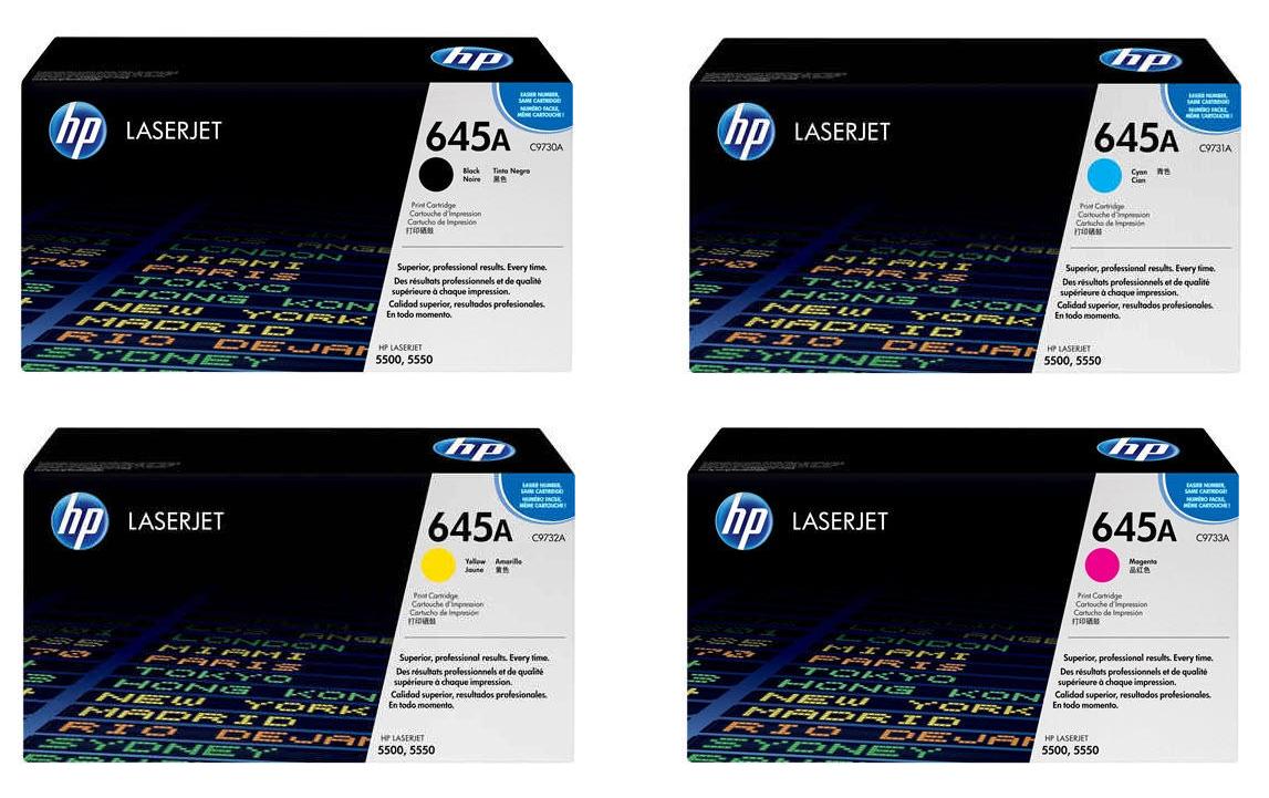 HP Rainbow Kit C9730A-C9733A Color Laser Jet 5500/5550