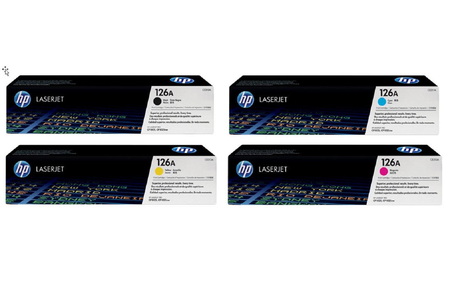 HP Rainbow Kit CE310A-CE313A Color Laserjet CP1025