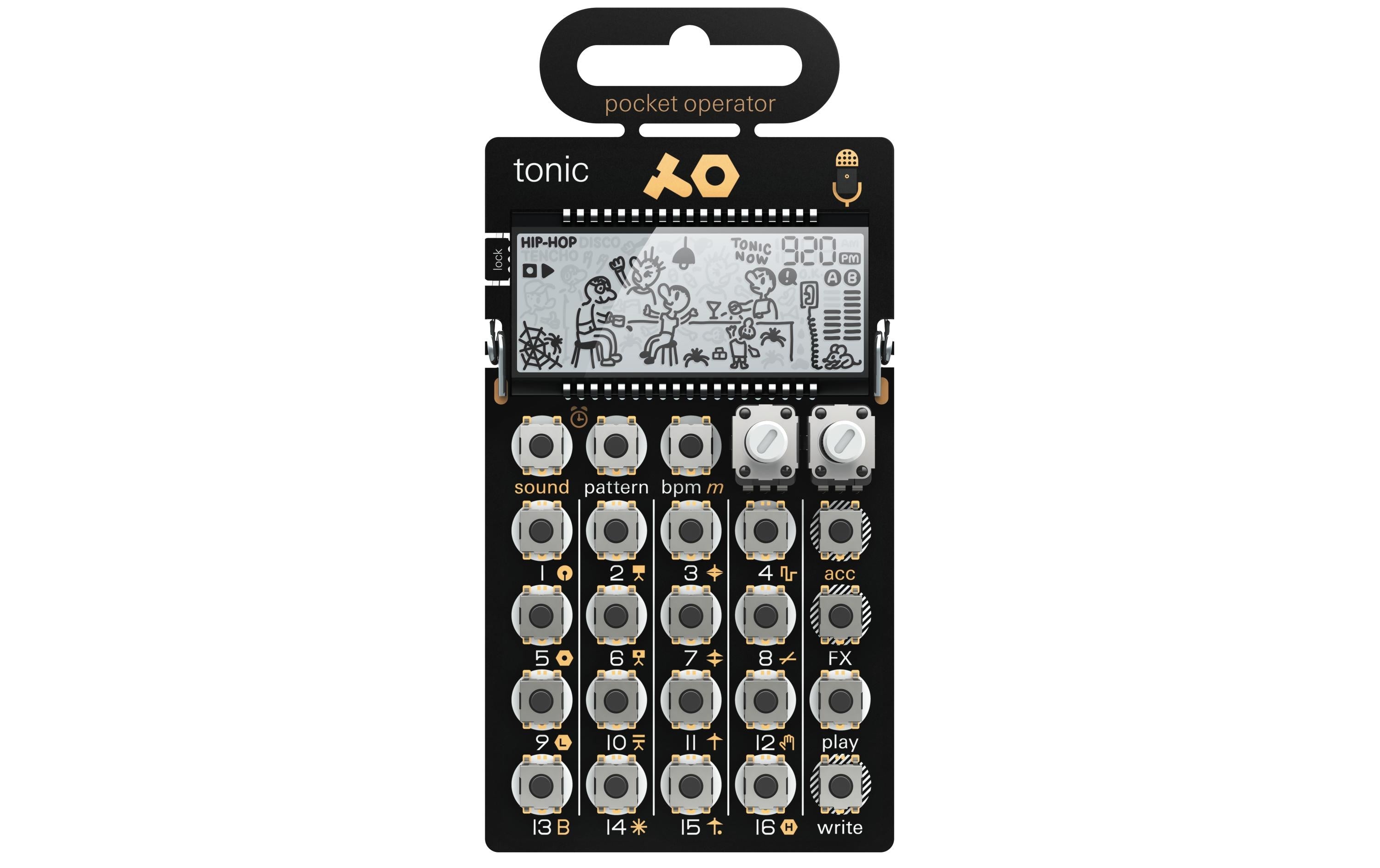 Teenage Engineering PO-32 Tonic Drum Synthesizer, Sequenzer