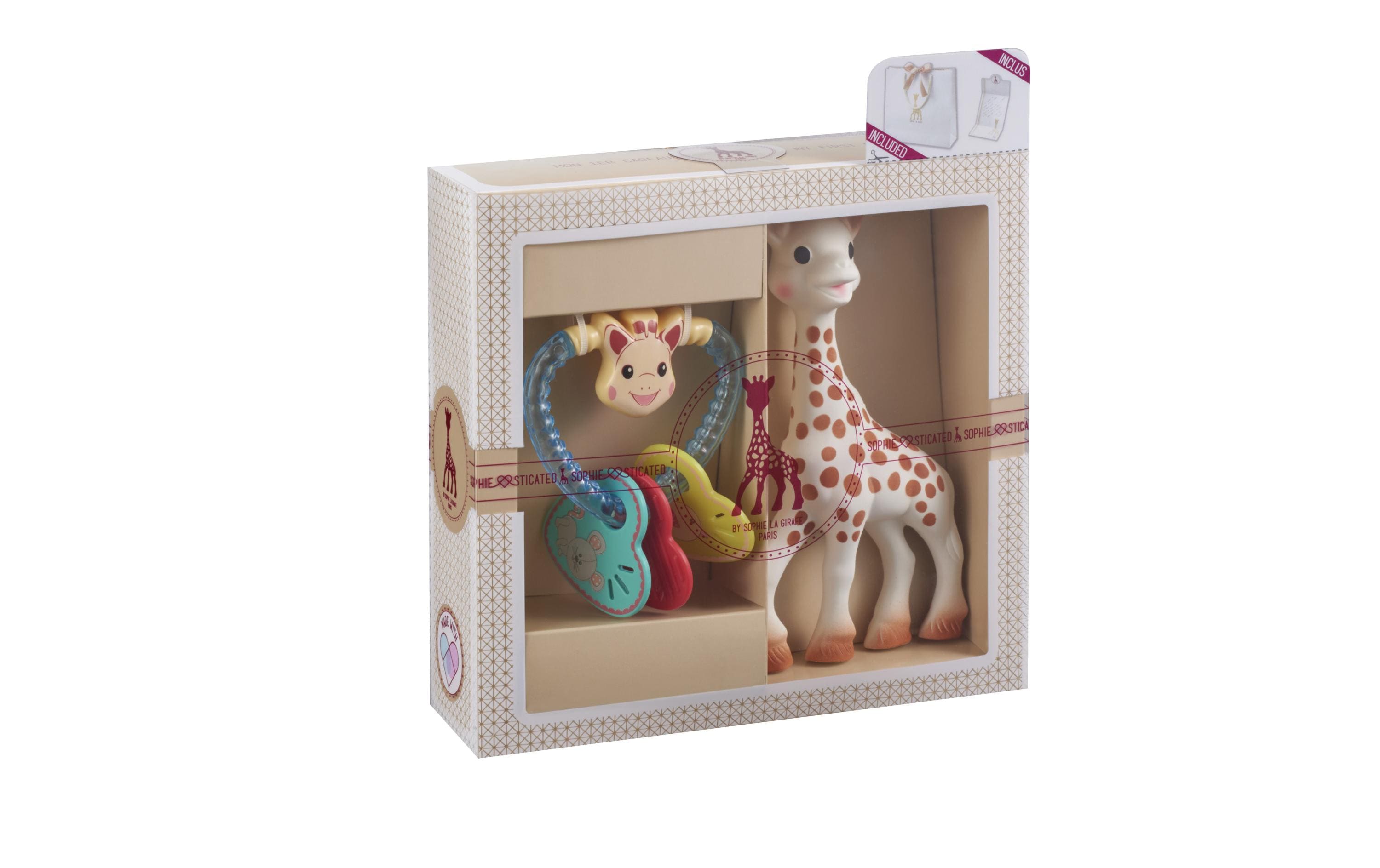 Sophie la girafe Geschenkset Spielfigur und Beissring Herz