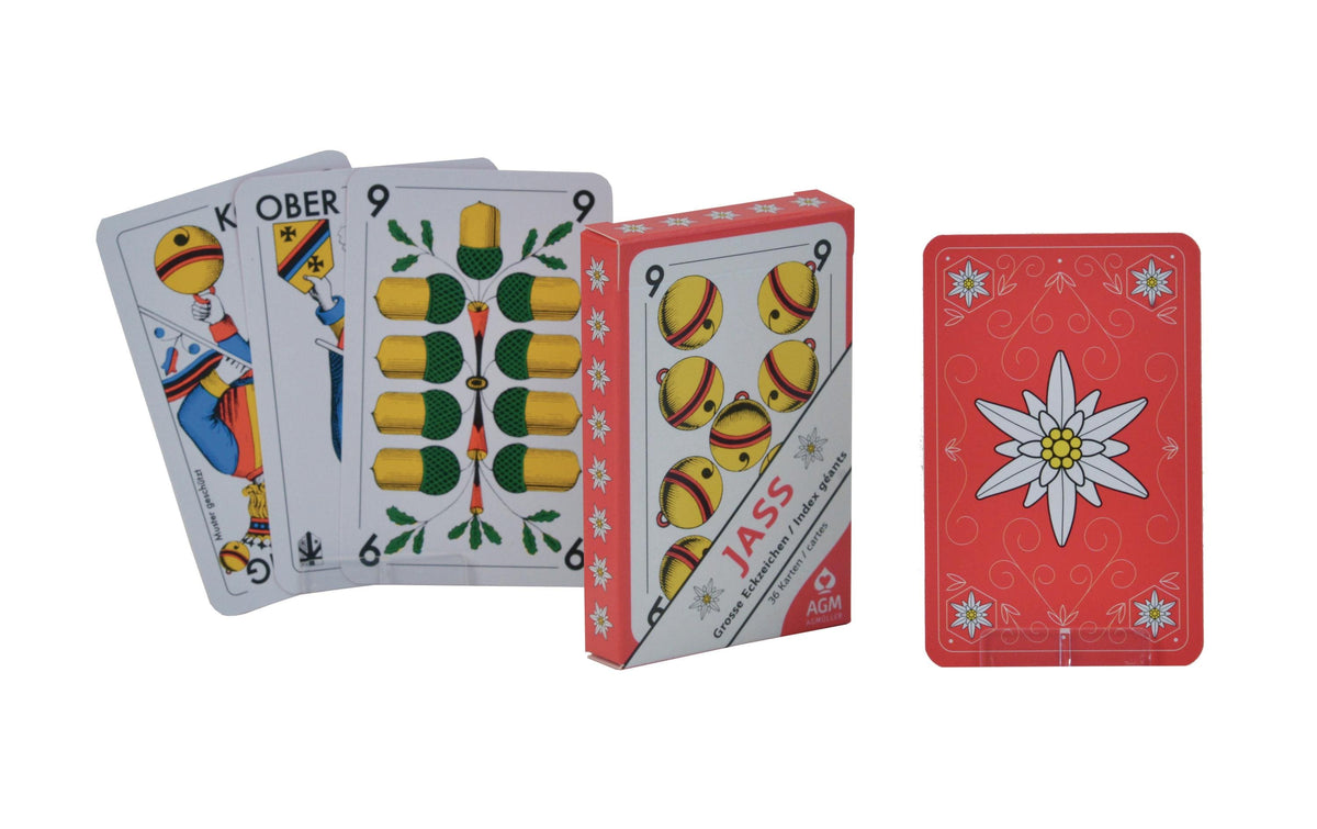 Edelweiss Jass, cello, KFE grosse Eckzeichen