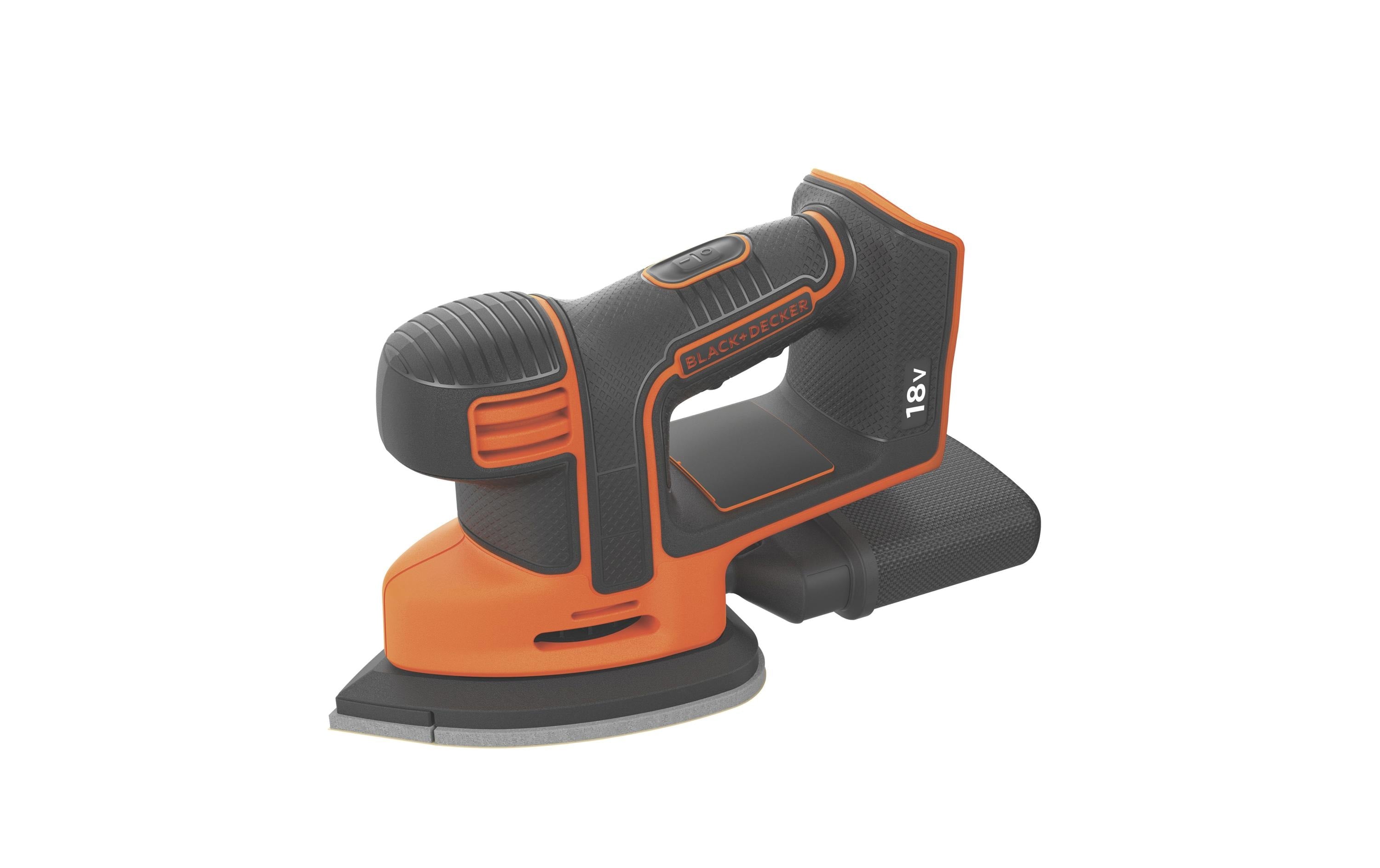 Black+Decker Dreieckschleifer Mouse, 18V ohne Akku und Ladegerät