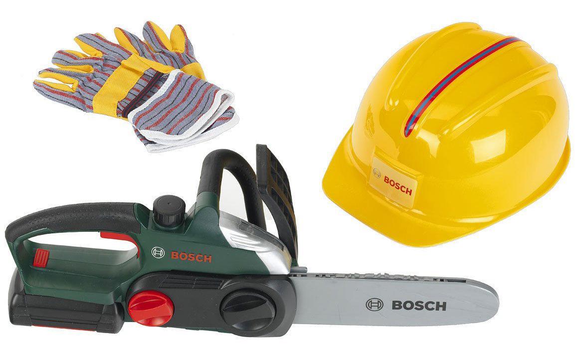 Klein-Toys BOSCH Kettensäge mit Helm Alter: 3+