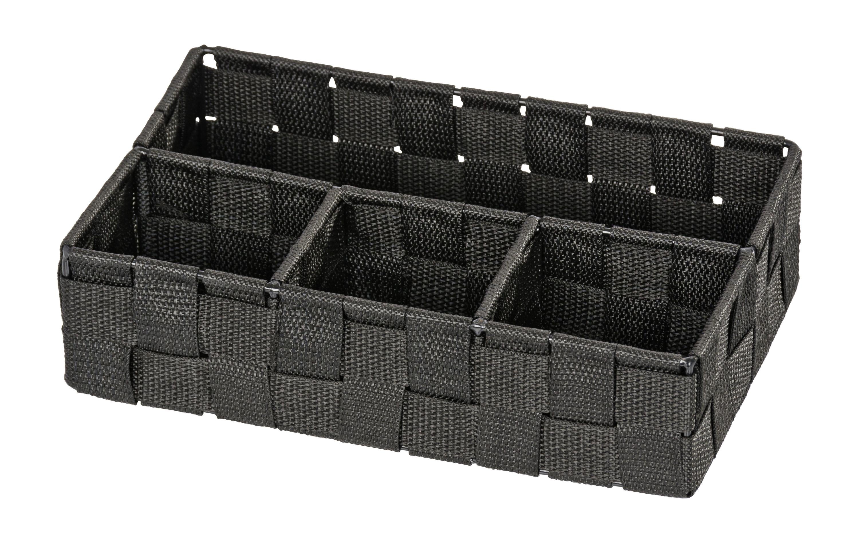 Wenko Organiser Adria klein schwarz 26 x 17 x 6.5 cm