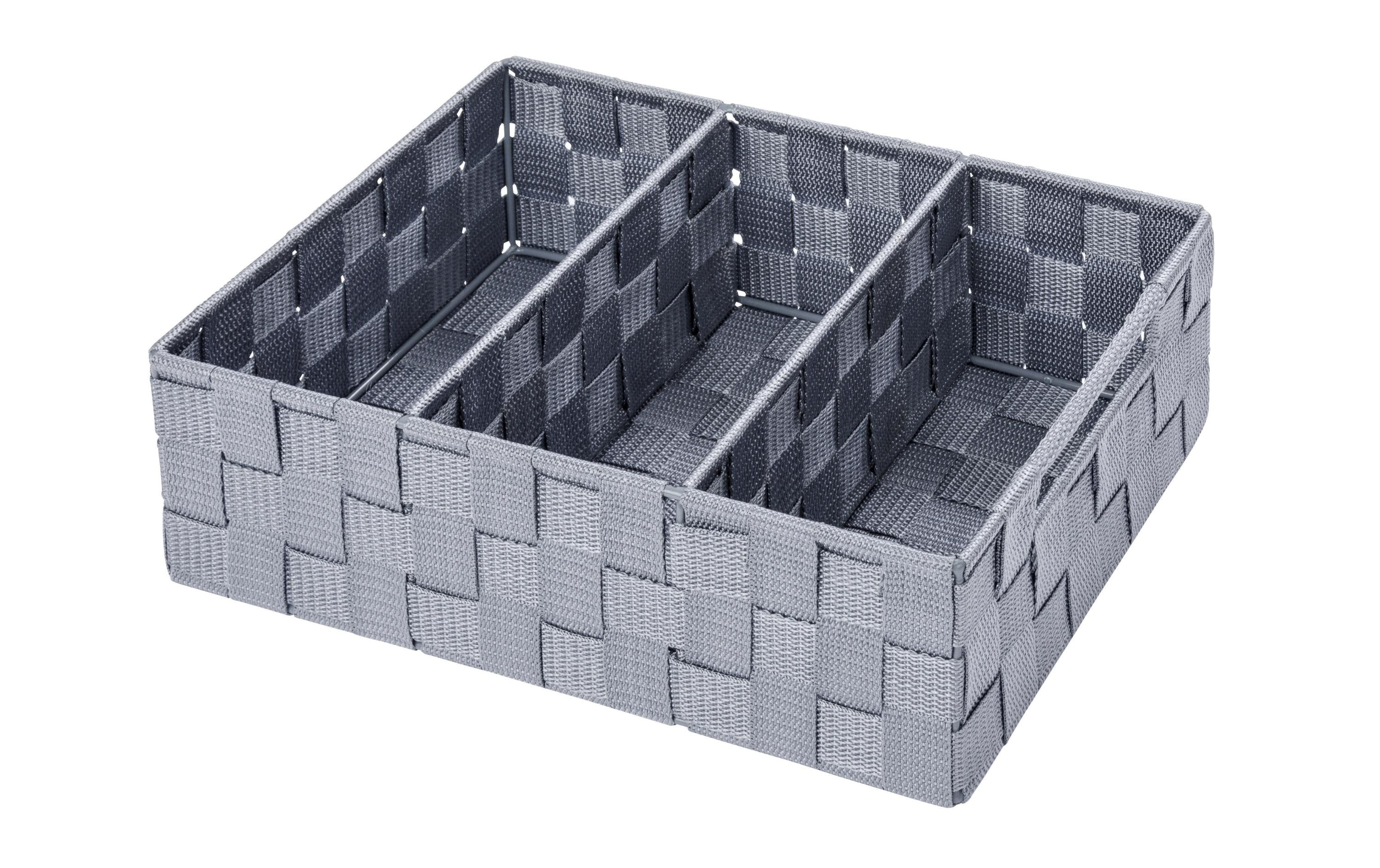 Wenko Organiser Adria mit Griff grau 32 x 21 x 10 cm