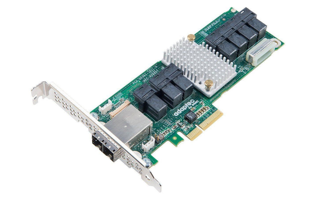 Adaptec AEC-82885T 36Port SAS/SATA Expander PCI-Express-x8, 28 interne, 8 Externe Ports