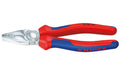Knipex Kombizange 180 mm verchromt mit Mehrkomponenten-Hüllen