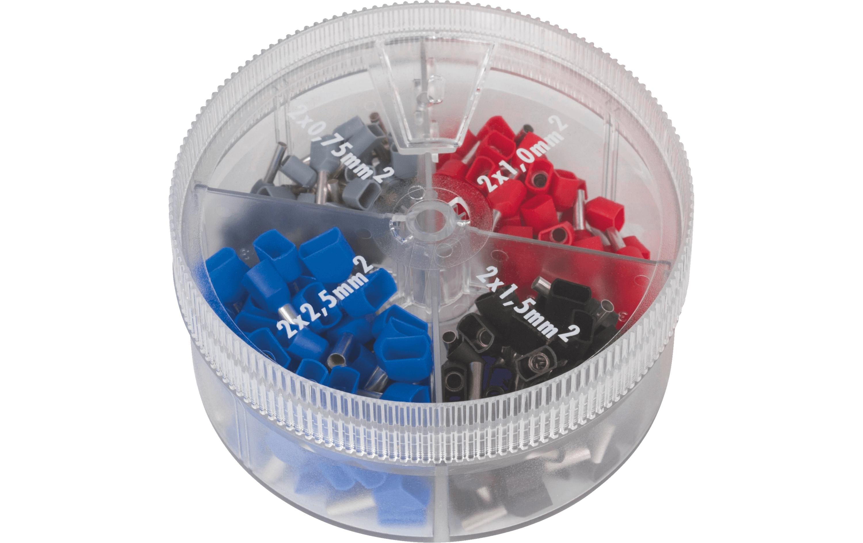 Knipex Sortimentsbox Aderendhülsen 200 Stk. 2 x 0.75 bis 2 x 2.5 mm² Farbcode