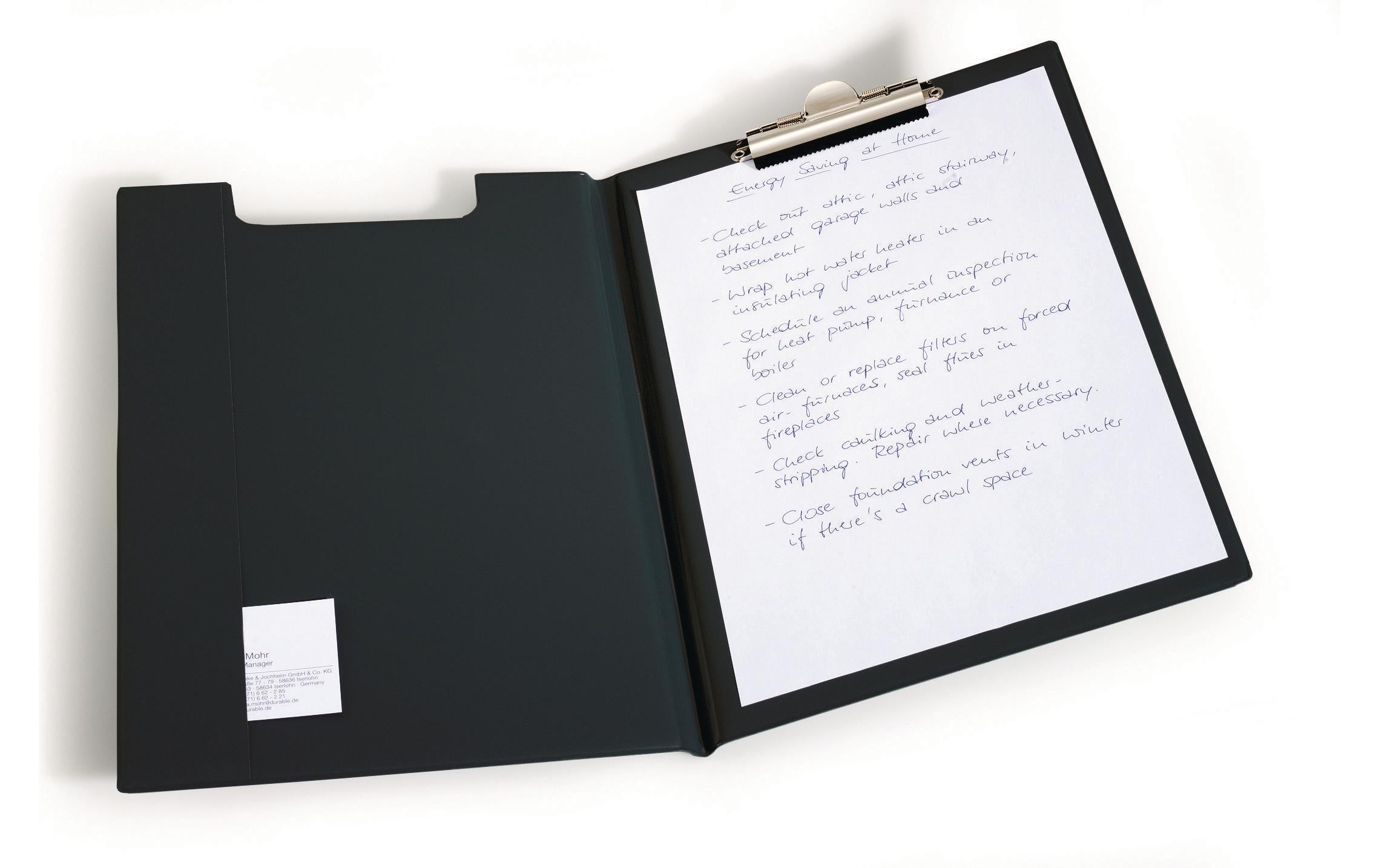 Durable Blockmappe A4 schwarz