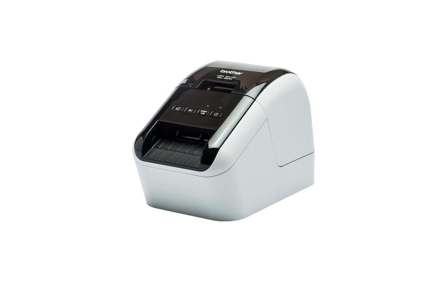 Brother P-touch QL-800, Profi-Labelprinter 148mm/Sek, 12mm - 62 mm Breite, USB, Rot,
