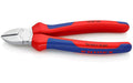 Knipex Seitenschneider 180 mm verchromt mit Mehrkomponenten-Hüllen