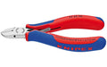 Knipex Elektronik-Seitenschneider 115 mm runder Kopf ohne Facette