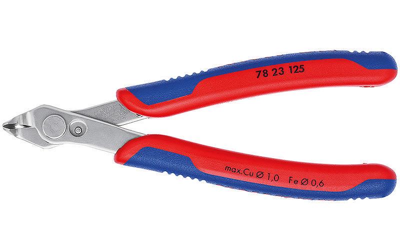 Knipex Electronic Super Knips 125 mm poliert mit Mehrkomponenten-Hüllen